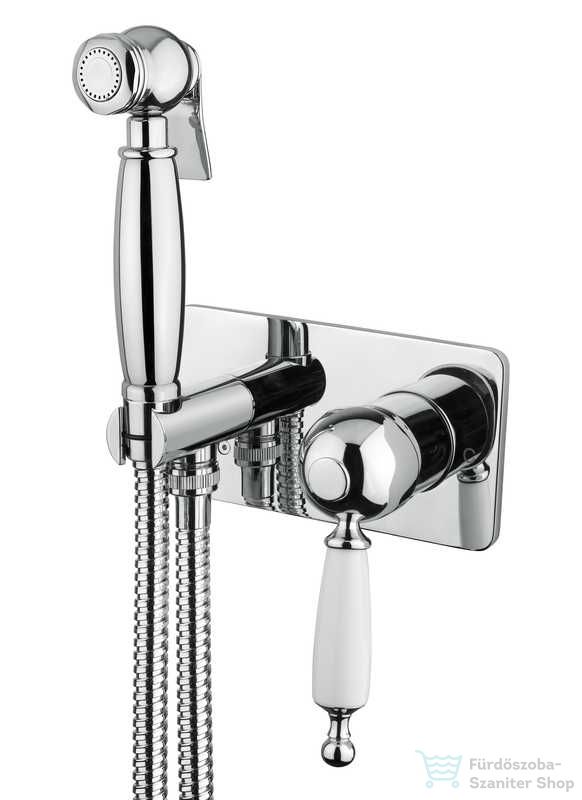 Bugnatese oxford fal alatti bidet csaptelep zuhanyszettel króm ...