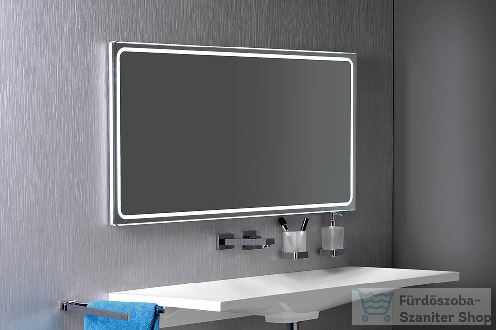 Sapho gemini ii tükör led világÃtással 120x60cm gm120 fürdÅszoba ... Fürdőszoba tükör